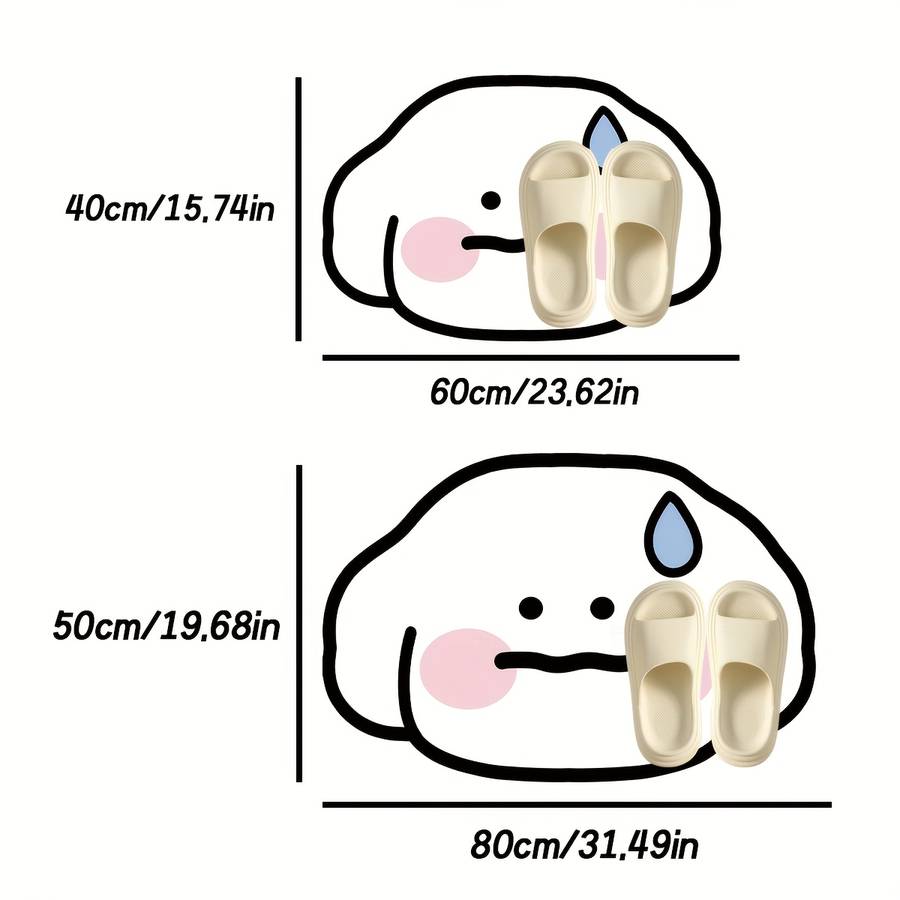 1Pc 19.68x31.49inch 50x80cm Floor Mat