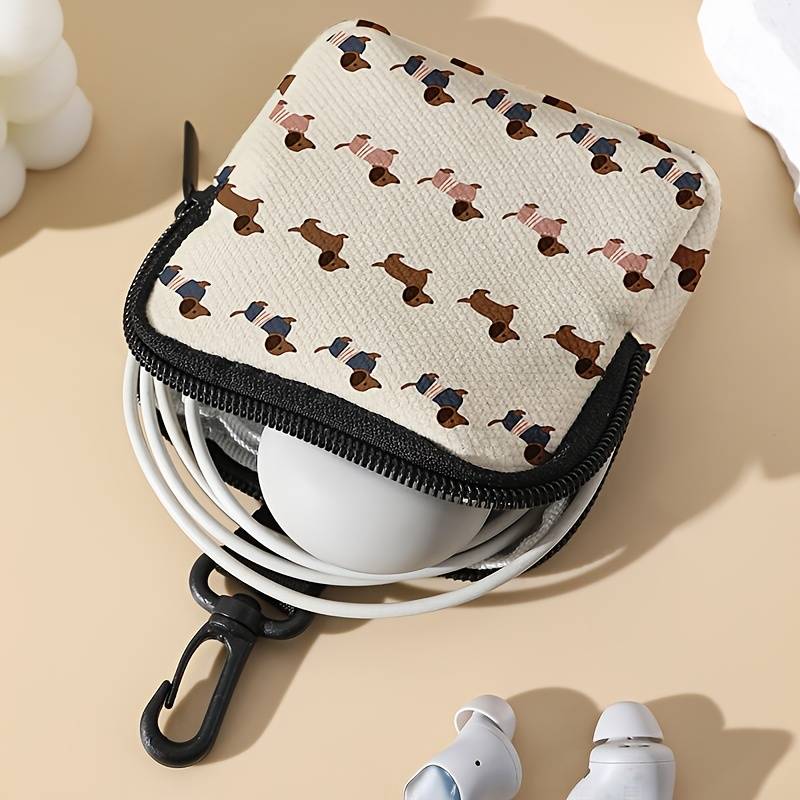 Coin Purse Wallet Puppy Pattern