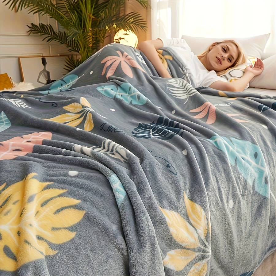 1ps Blanket Color Sweet Talk Between Flowers size 150.01x200.0cm