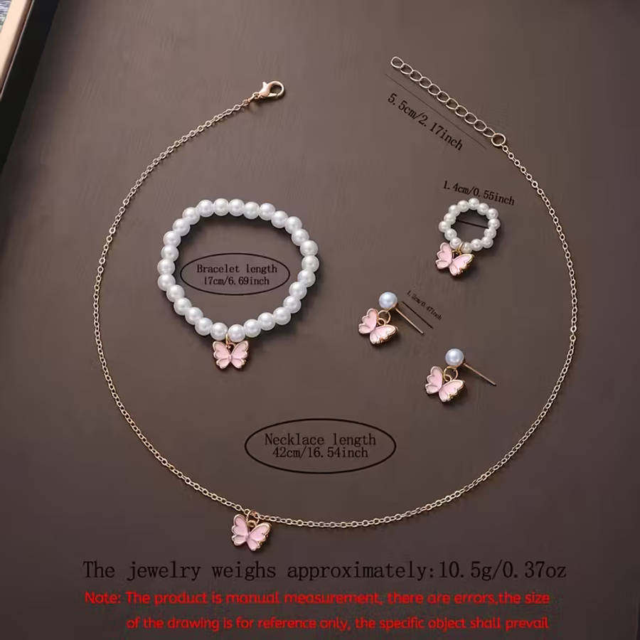 6Pcs Ladies Watch Jewelry Gift Set Square Design