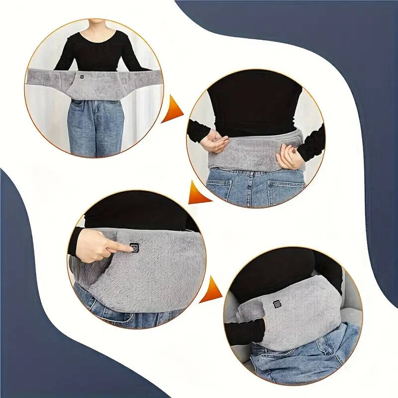 Glow Warmth, USB-Powered Portable Waist & Hand Warmer - Perfect Christmas Gift for Women, Ideal for