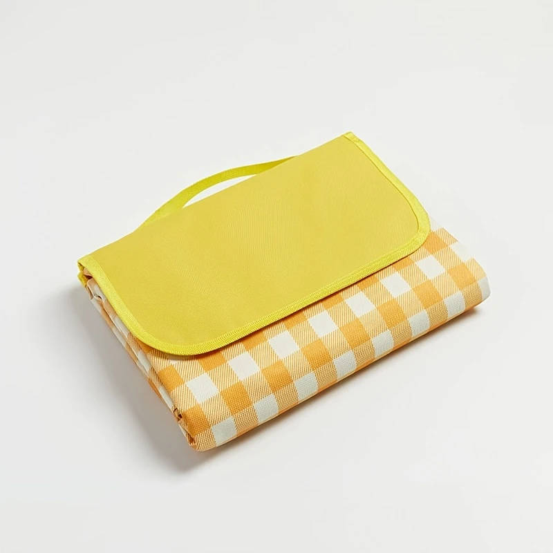 1pc Portable Waterproof Picnic Blanket Thick Moisture-Resistant Outdoor Camping Mat Foldable Picnic