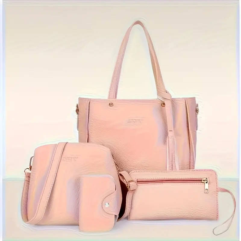 4 Piece Women's Handbag Set