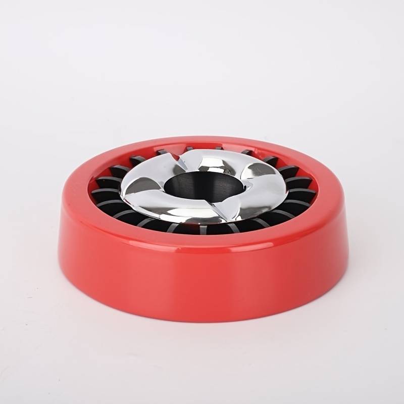 1pc Rotating Metal Ashtray with Windmill Design C Easy-Clean Stylish Home Decor for Living Roo
