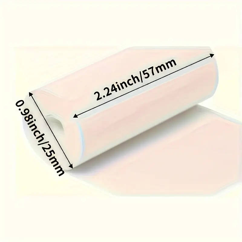 10 Rolls Mini Thermal Paper for Pocket Printers 57mm Wide White Thermal Receipt Paper for Photo Labe