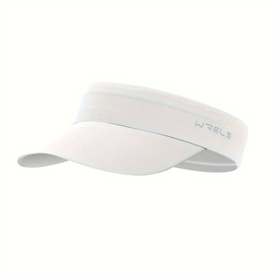 1pc WRELS Adjustable Sports Visor Hat Breathable Lightweight Perfect for Table Tennis Marath