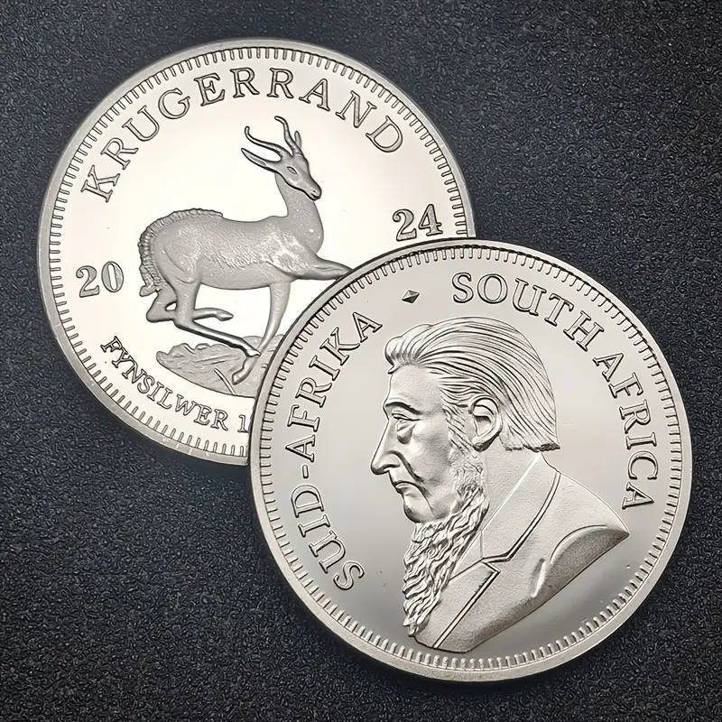 Krugerrand Silver Replica Collectible Coin