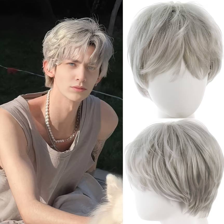 1Pc Light Brown 10.16cm Fashion Design Wig