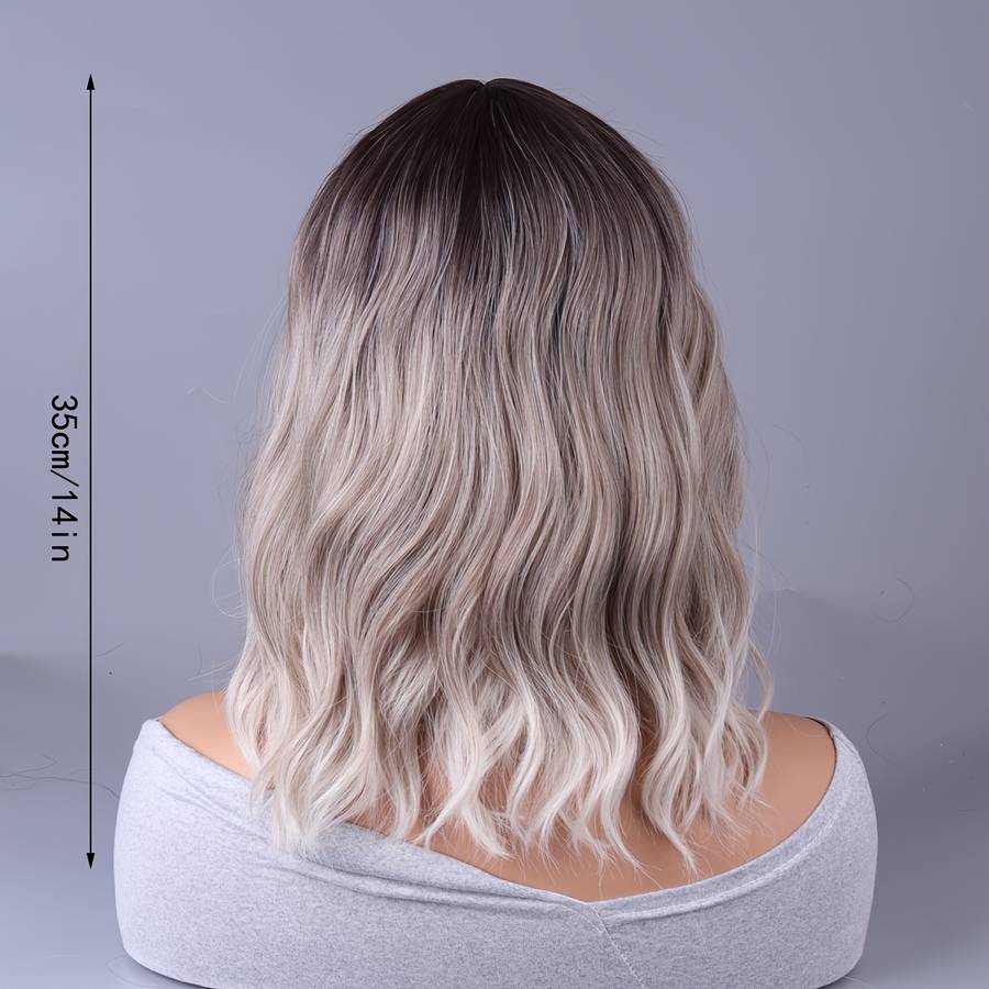 1Pc Linen 35.56cm Fashion Design Wig