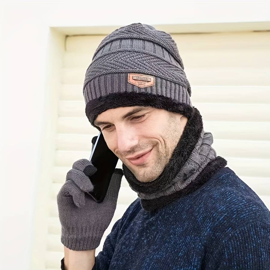 Hat Triangle Mark Grey One Size