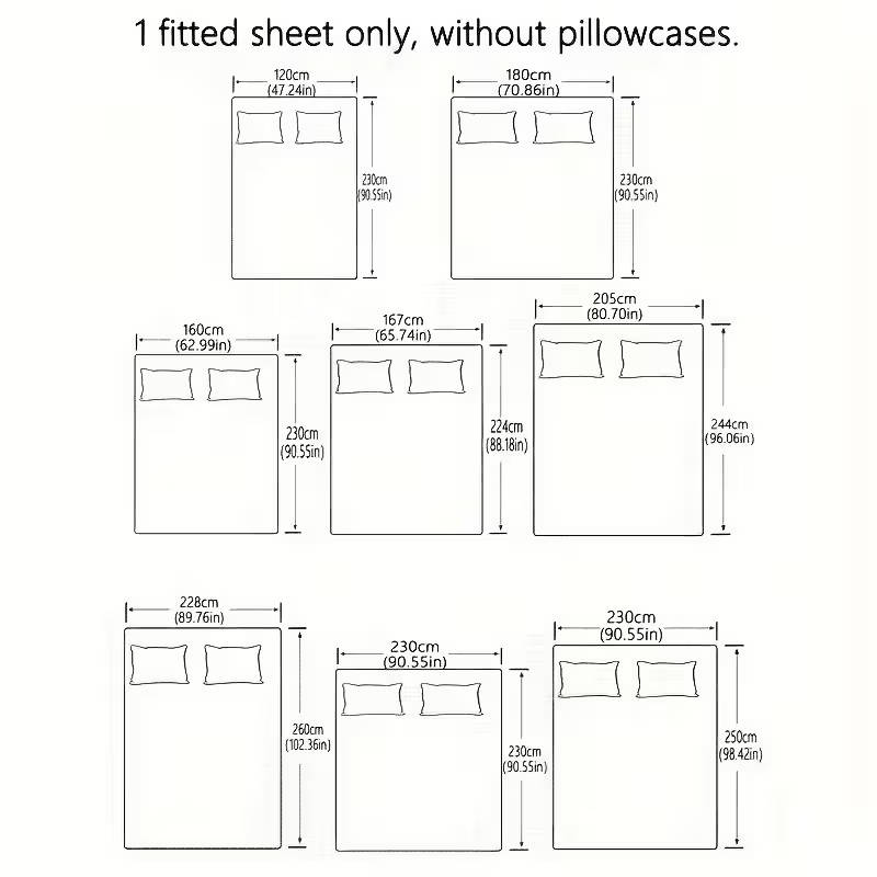 1 Bed Sheet Without Pillowcase Flowers 230cm*250cm