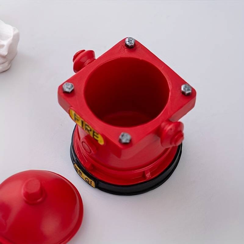 1pc Fire Hydrant Ashtray With Lid Vintage Industrial Style Ashtry Creative Personal Trend Ho
