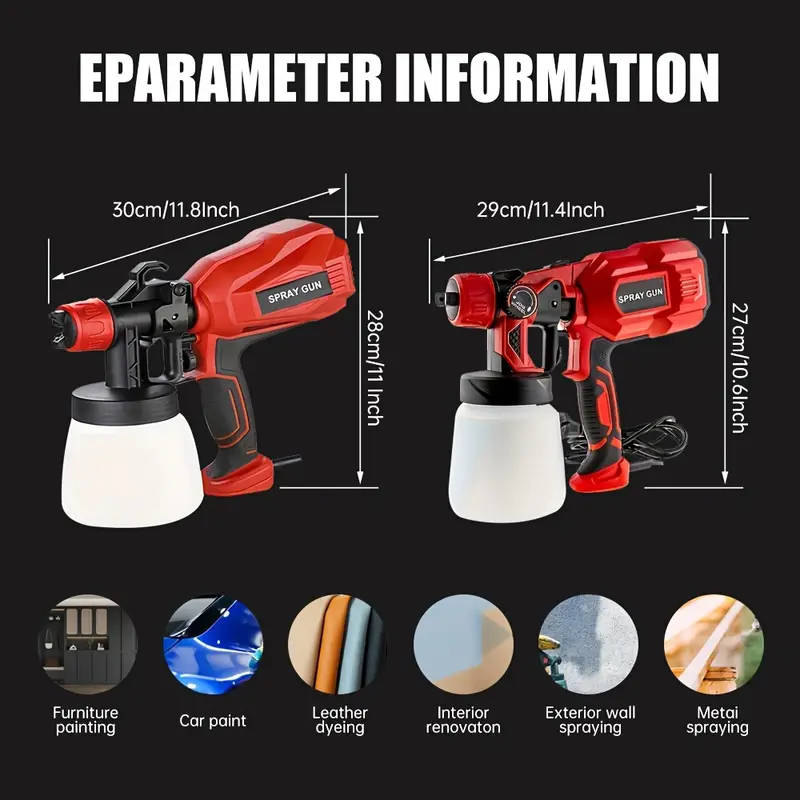 Advanced HVLP Electric Spray Guns