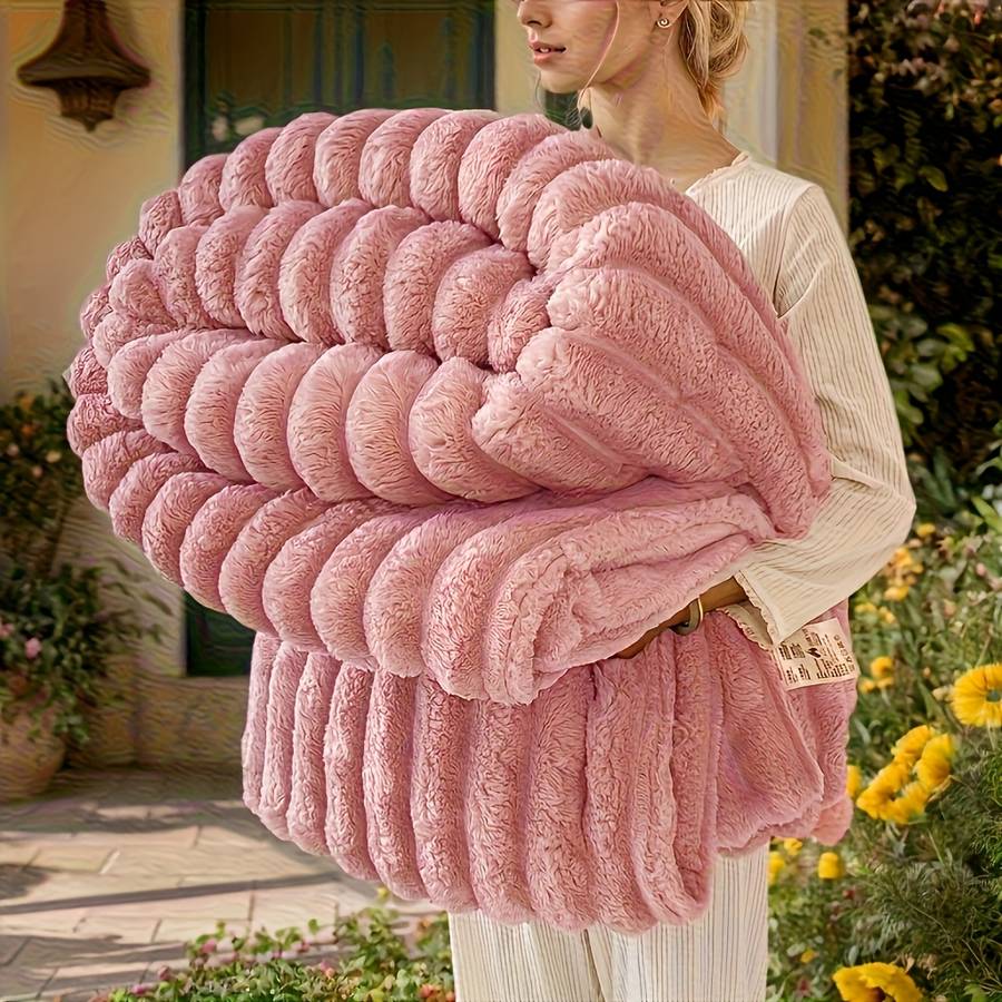 1ps Blanket Color Pink size 200x230