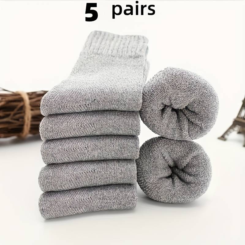5 Pairs Of Random Colors One Size High Elastic Socks