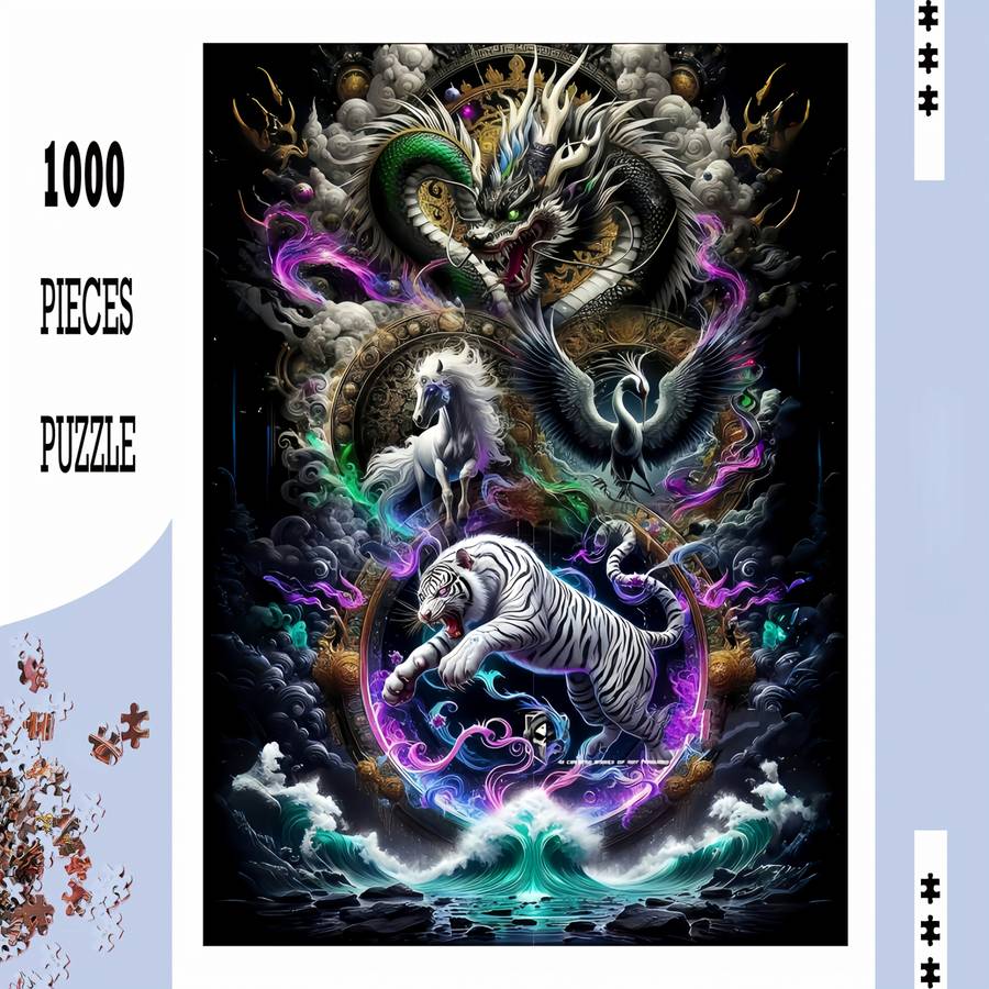 1000 Piece Paper Jigsaw Puzzle For Adults