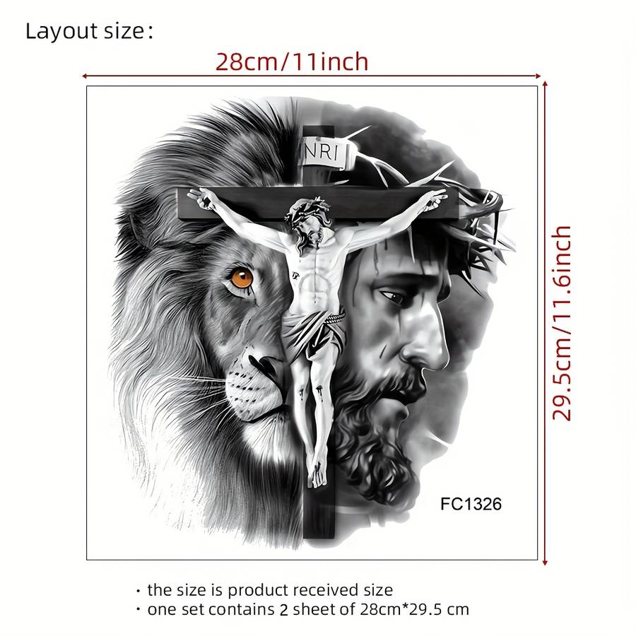 10pcs  Jesus Christian Themed Stickers