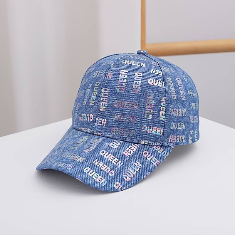 1pc Fantasy Cotton Baseball Cap for Women Adjustable Tie-Dye Pattern Breathable Non-Washable