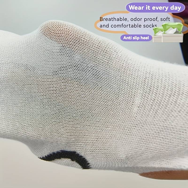 5 Pairs Mixed Color One Size High Elastic Socks