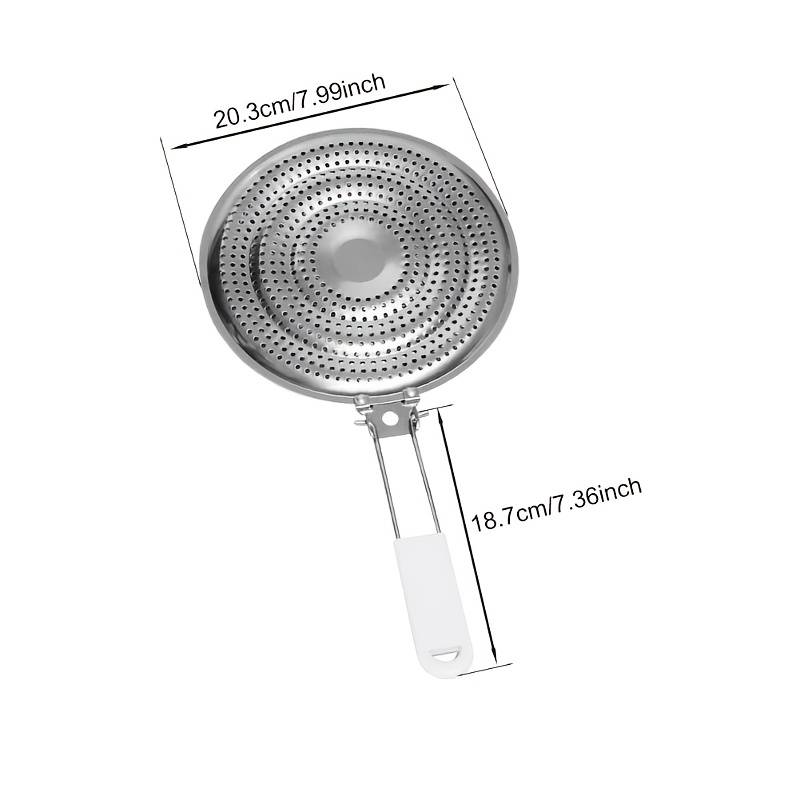 1pc Durable Stainless Steel Pot Holder Stand Double-Layer Thermal Conductive Kitchen Storage