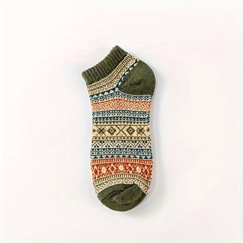 5 Pairs Mixed Color One Size High Elastic Socks