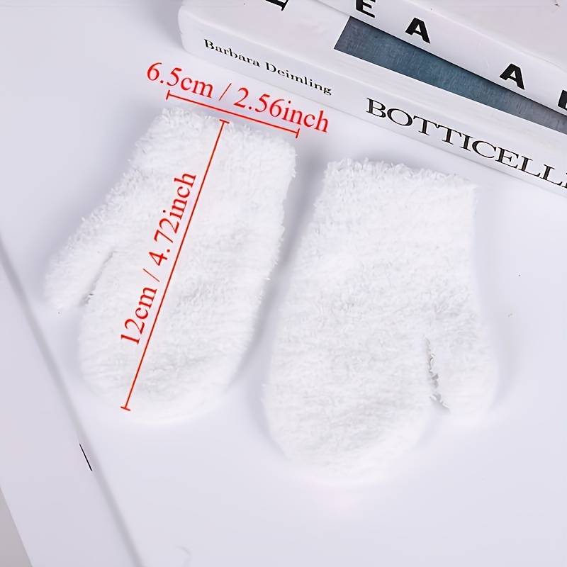 1 Pair Gray Warm Gloves