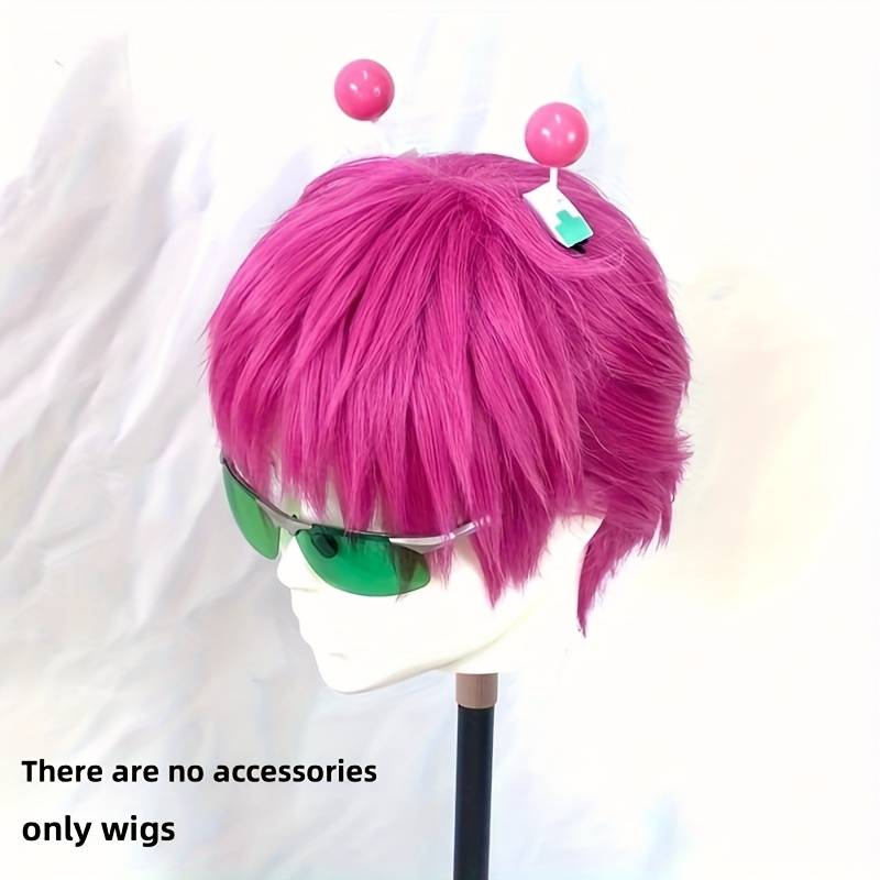 1Pc Rose Red Fashion Design Wig