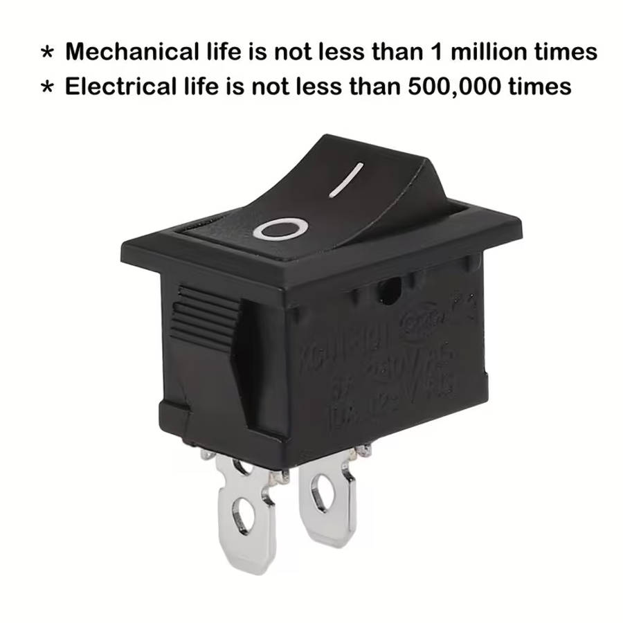 10pcs Mini ON And Off Rocker Switch