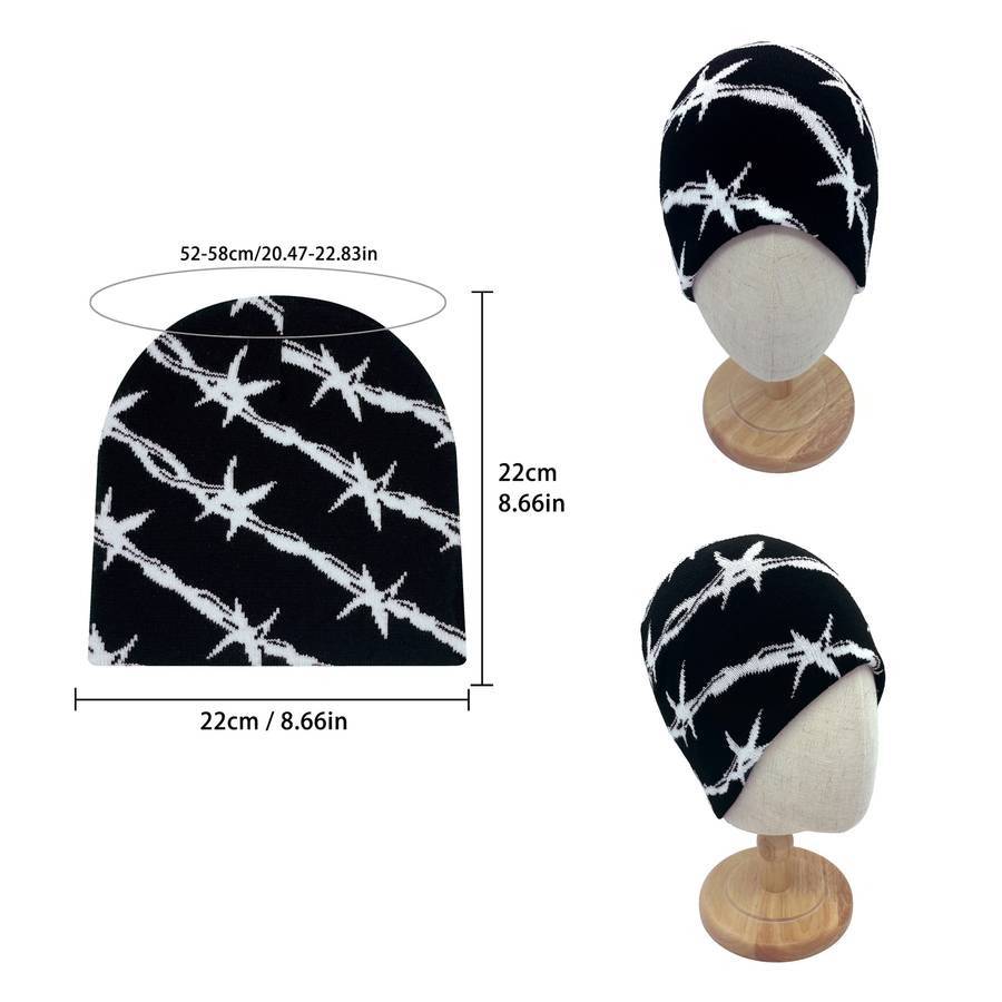 1pc A Stylish Unisex Knit Hat With A Herringbone Pattern For Autumn And Winter Perfect For Outdoor