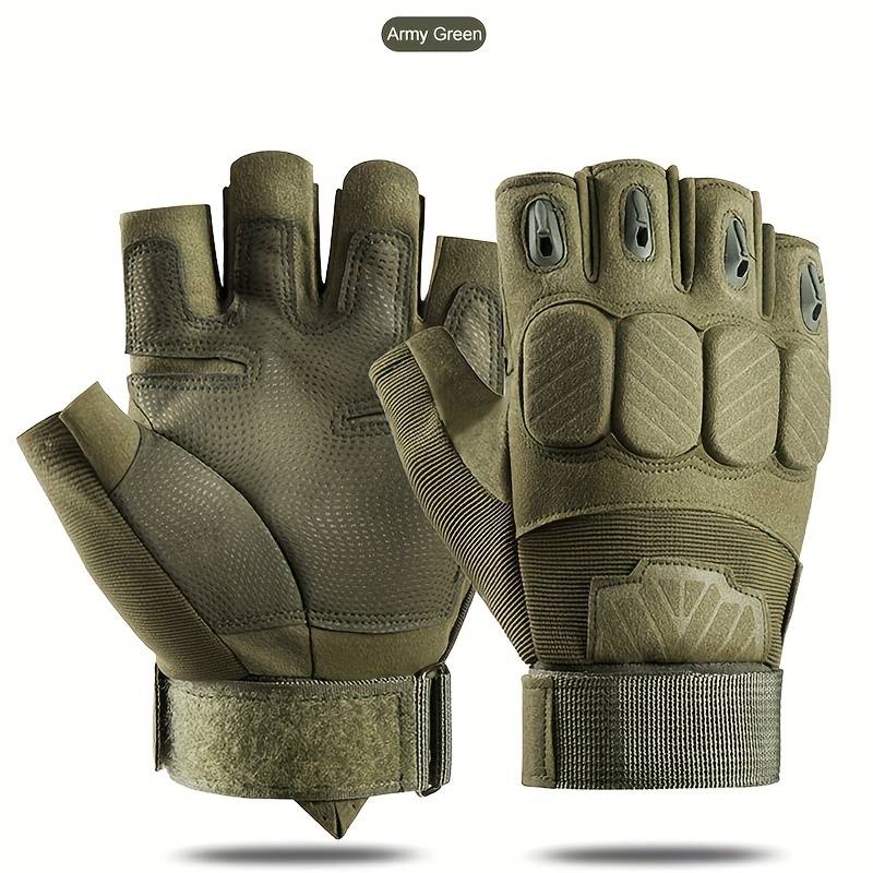 1 Pair Black Size M Outdoor Sports Gloves