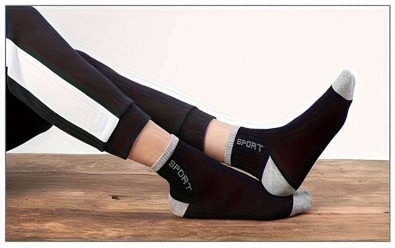 Sock 10Pairs Black  One Size