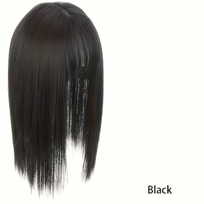 1Pc Black 35.56cm Fashion Design Wig