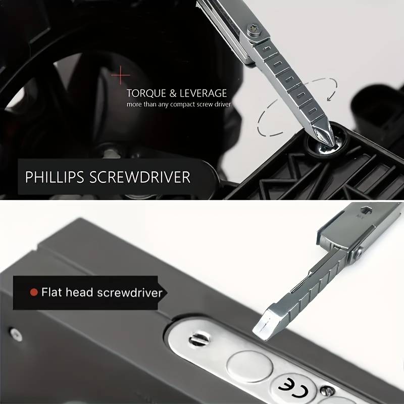 1pc 11-in-1 Multifunctional Portable Folding Tool Stainless Steel Pocket Tool with S