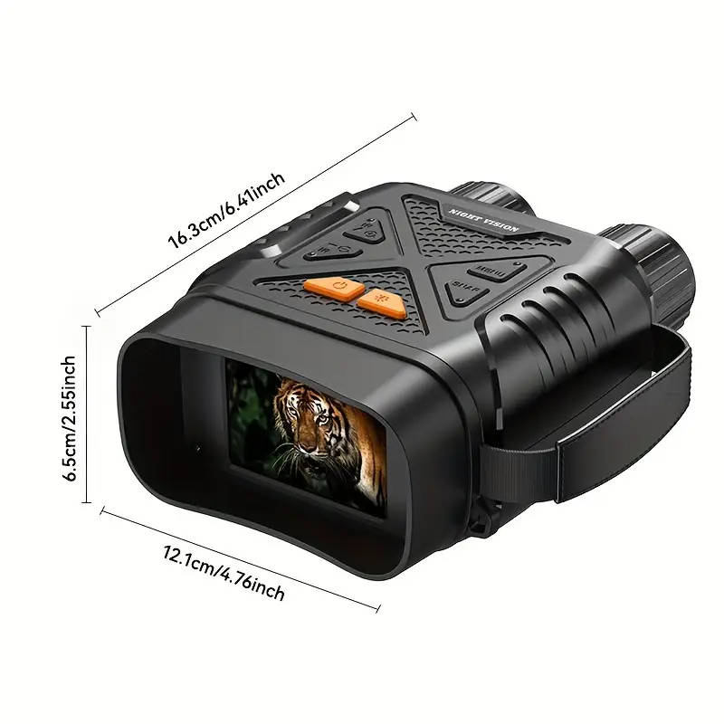 Inskam Infrared Night Vision Scope 10x Magnification, 800m Range, HD 1080P Digital Monocular