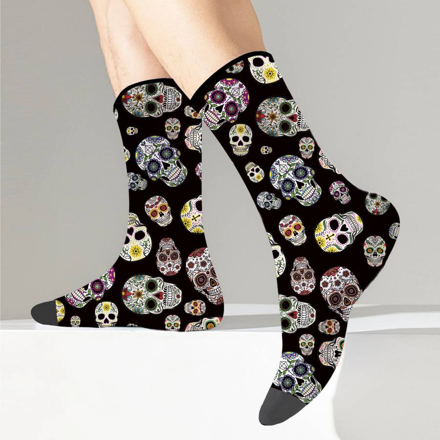 1 Pair Black One Size Socks