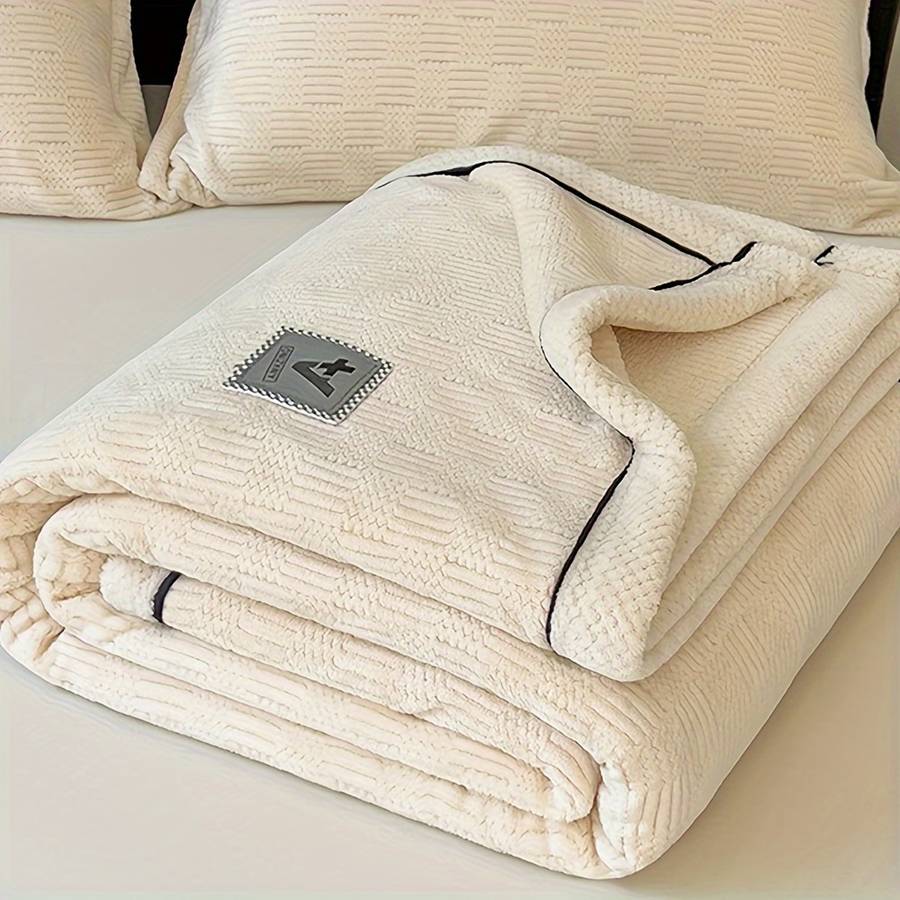1ps Blanket Color White A size 180x200cm