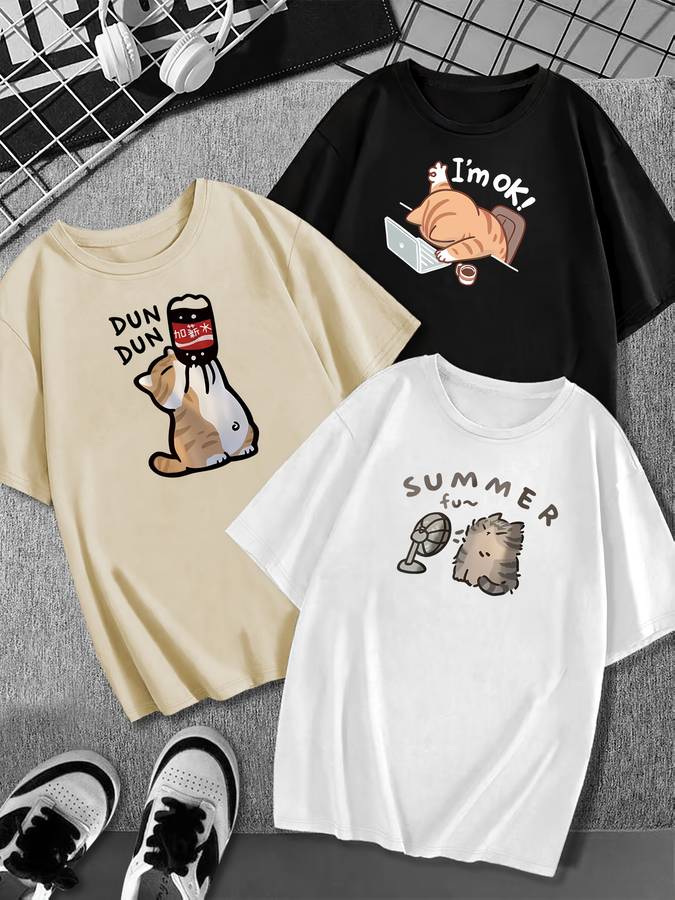 Womens T Shirt Color Mixed Color Sizexl