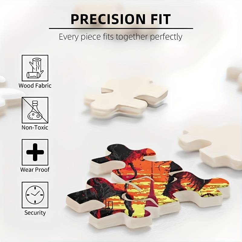 1000pcs Venom Jigsaw Puzzle Venom Carnage Cityscape Design Challenging Wooden Pu