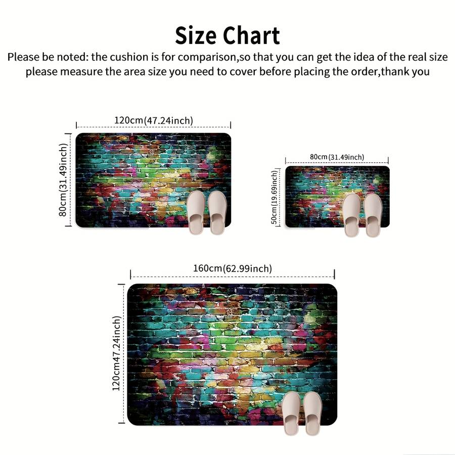 1Pc 47x63inch 120x160cm Floor Mat