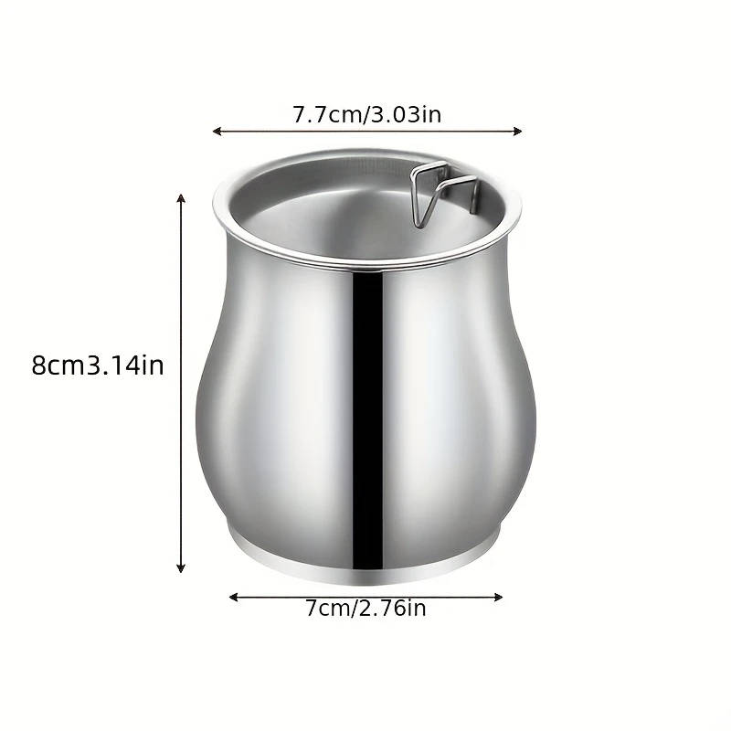 1pc Windproof Stainless Steel Ashtray with Creative Deer Design Smoke-Free for Cars Home Terraces