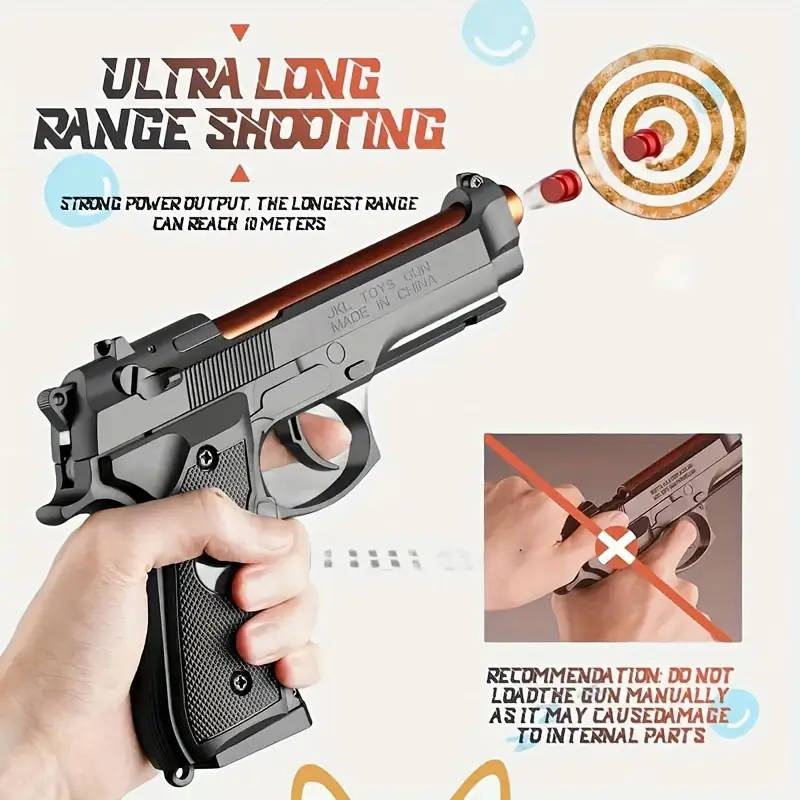 Automatic Firing Toy Pistol