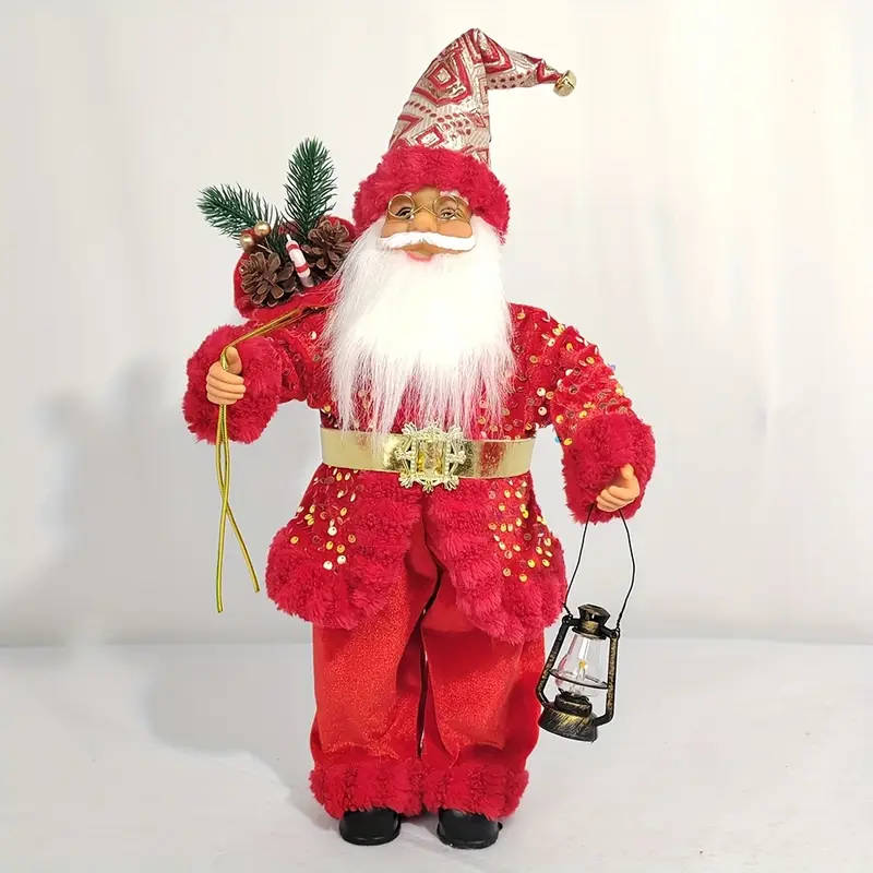 Santa Claus Standing Doll  Pink