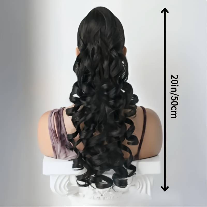 1Pc Light Brown 50.8cm Fashion Design Wig