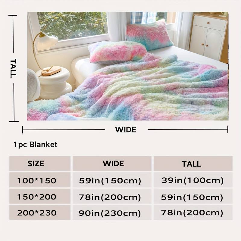 1ps Blanket Color Rainbow size 150x200cm