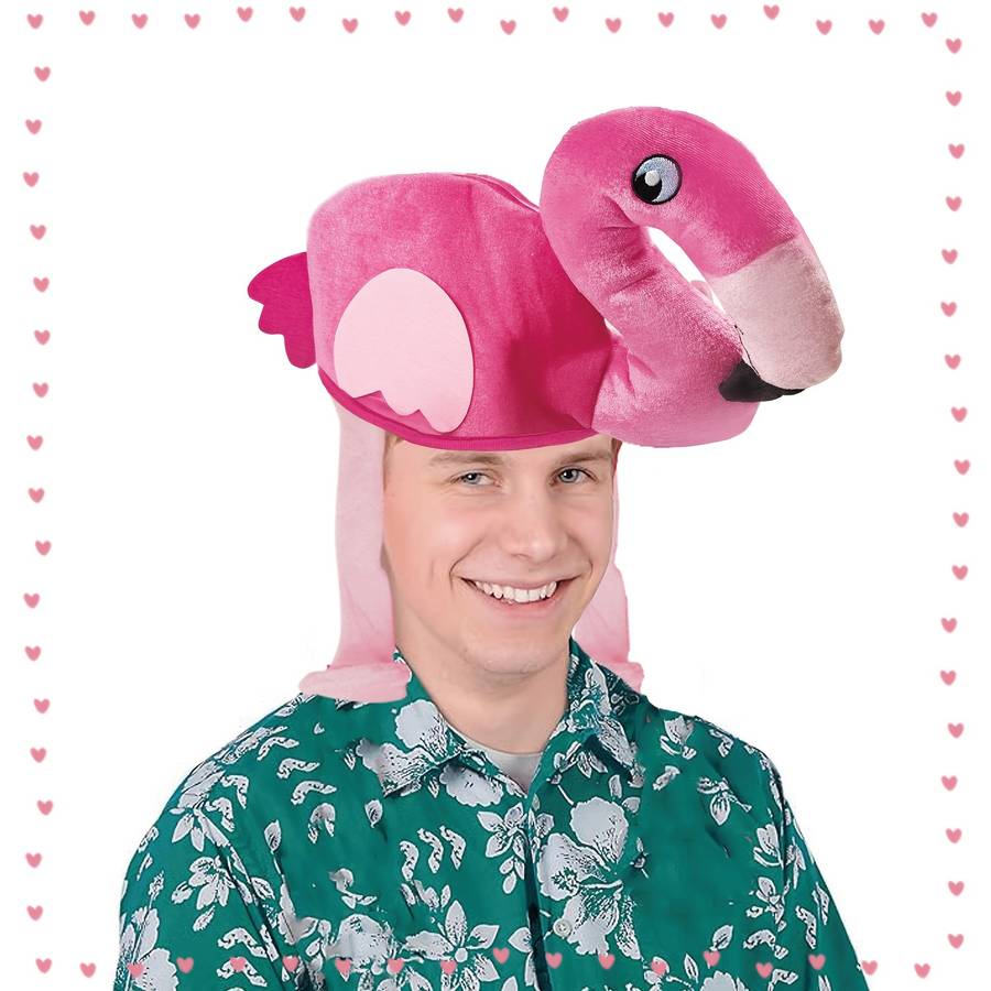 Flamingo Party Hat Soft Cute Animal Costume Accessory