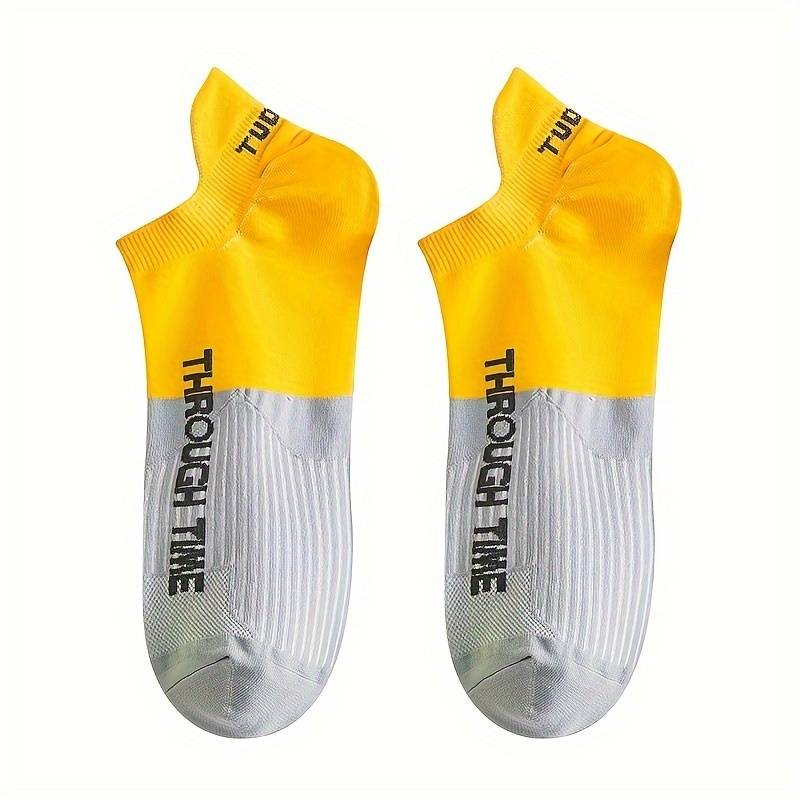 5 Pairs Of Color Matching Earrings One Size High Elastic Socks