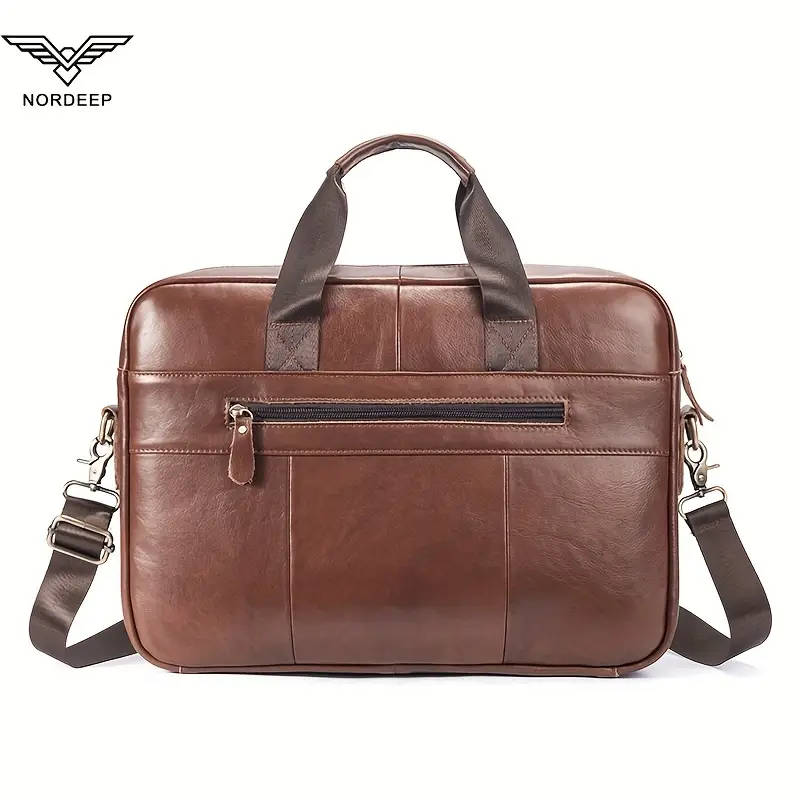 Genuine Leather Laptop Briefcase