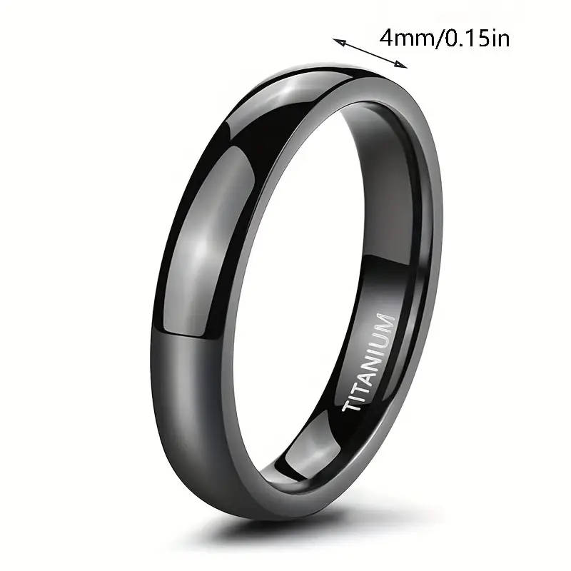 Titanium Stainless Band Ring