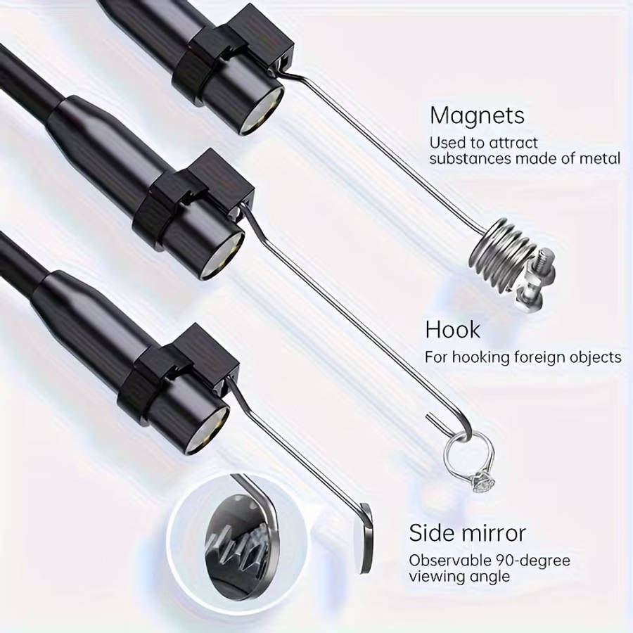 Single-Lens Industrial Endoscope