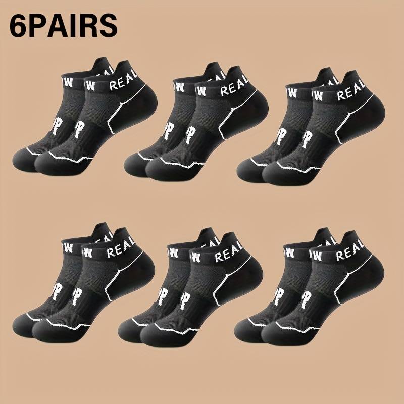 6 Pairs White One Size High Elastic Socks